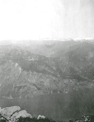 Monte Altissimo  1916   il Garda a nord di Limone