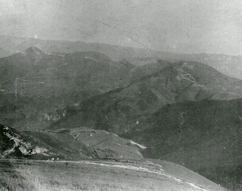 Monte Altissimo panorama versante orientale 1916