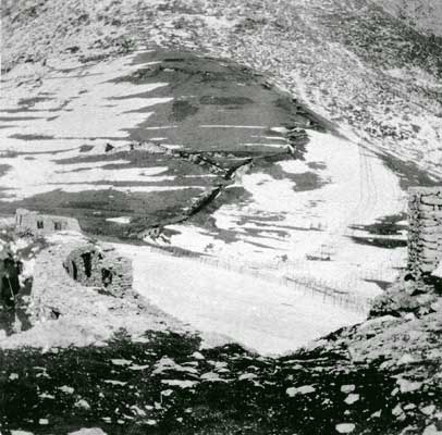 Monte Altissimo linee di trincea italiane