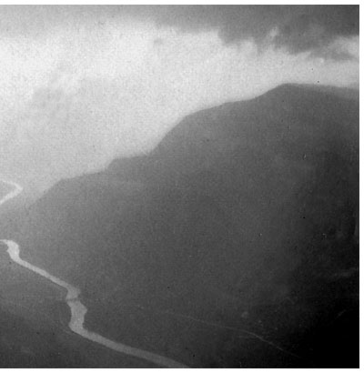 l'Adige nei pressi di Ala visto dal Monte Zugna - maggio 1916