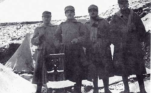 Monte Postemom attendamento artiglieria ottobre 1916