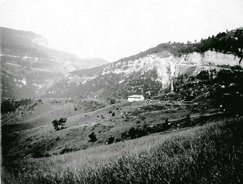 strada per Bocca Navene in costruzione